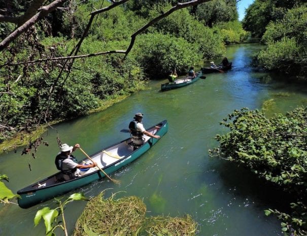 Canoa canadese ad Arrone