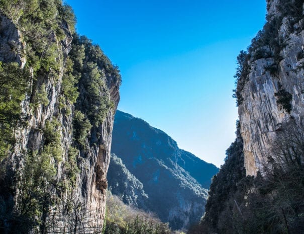 La gola della Balza tagliata