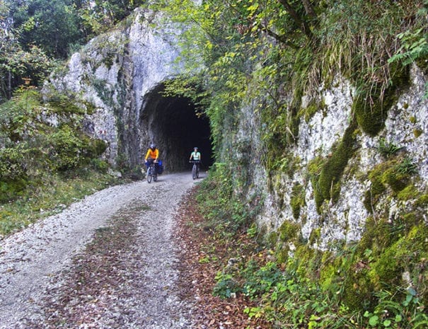 Ferrovia Spoleto Norcia presso la Balza tagliata