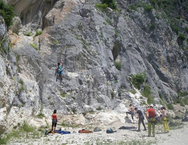 La falesia di Ferentillo