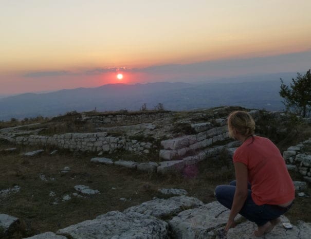 Tramonto dal monte Torremaggiore